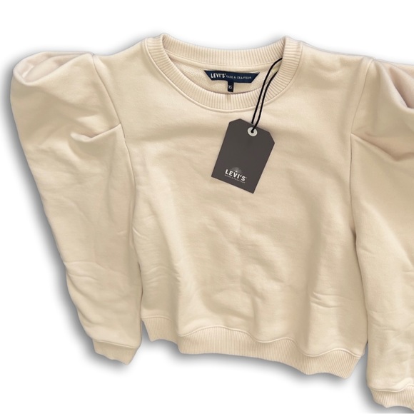 Levi’s Made & Crafted Angel Sleeve Sweater Puff Shoulder - Picture 6 of 16